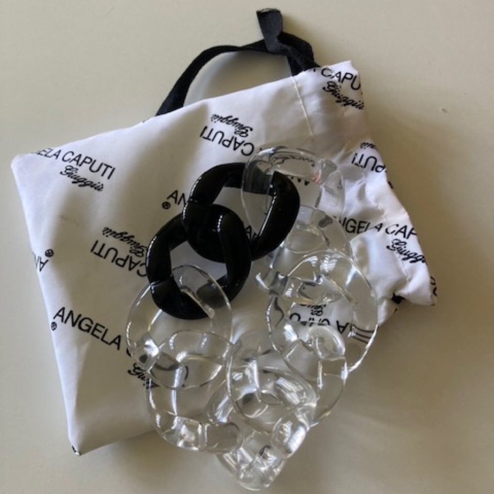 Angela Caputi Acrylic Chain Bracelet, Italy